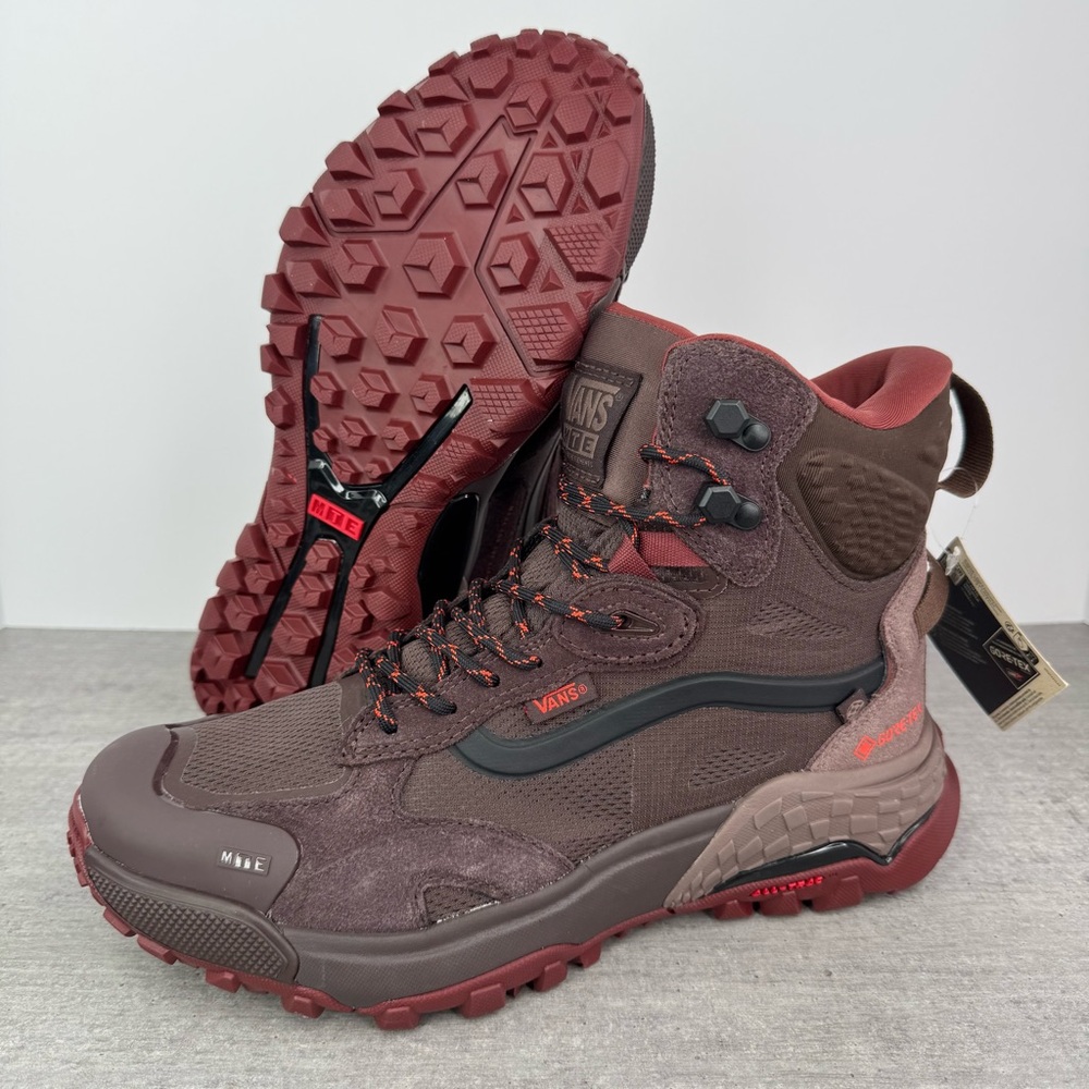 Vans Crestline GORE-TEX MTE Waterproof Boots - Burgundy - Men's 8, 10.5, 11, 12